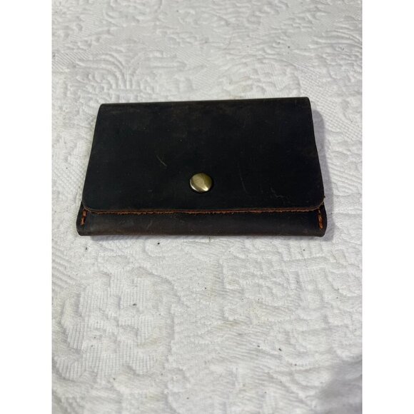 Leather Card Holder Top Grain New